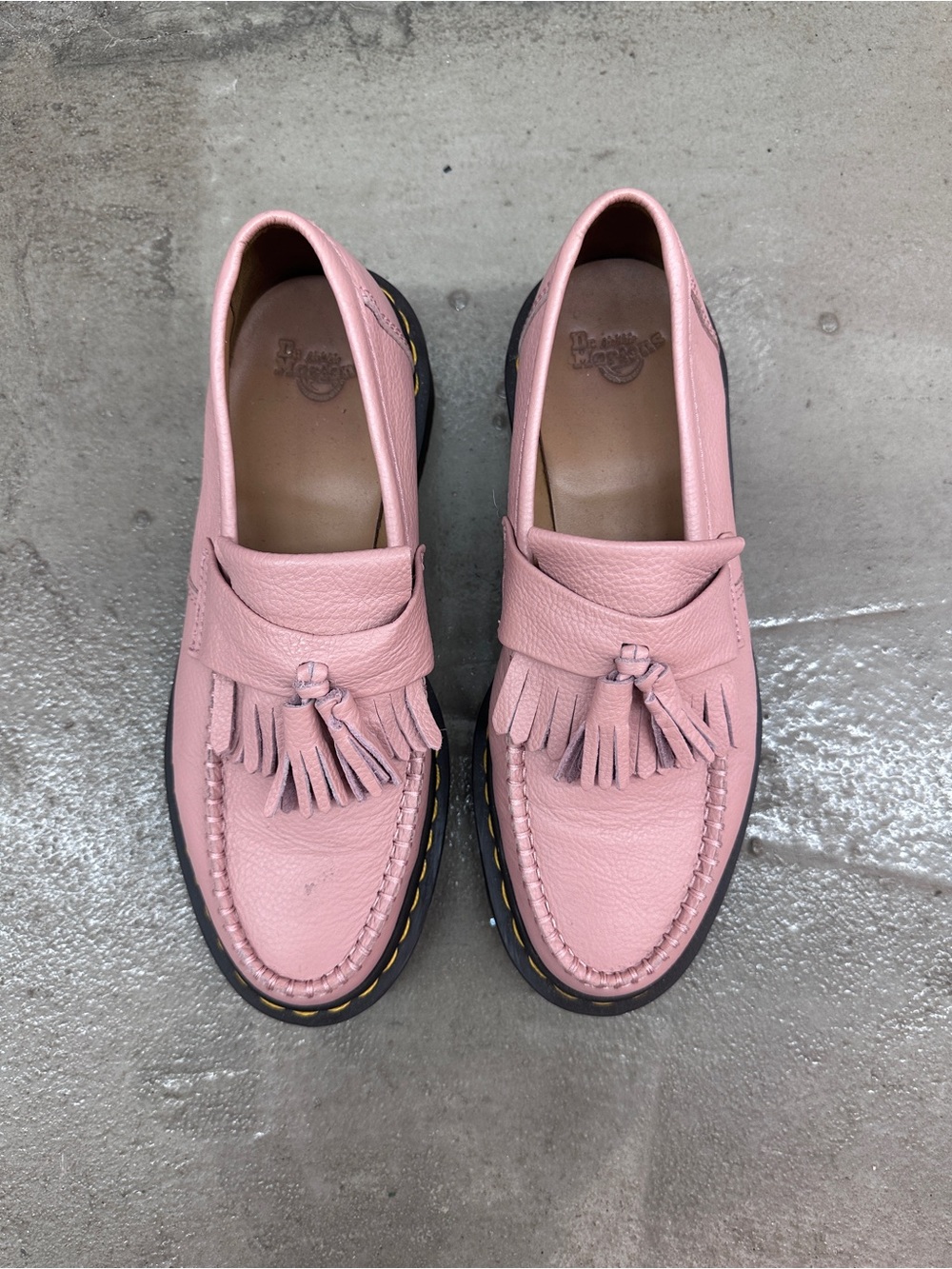 Dr. Marten’s Pink Tassel Leather Loafers